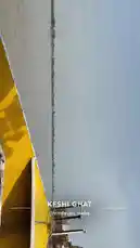 Experience the tranquil beauty of Keshi Ghat in Vrindavan, India. This vertical video offers a unique perspective from a boat, gliding along the river and showcasing the iconic ghats and temples lining the banks under a clear sky. by @guptaji_47 with guptaji_47 by Original Sound