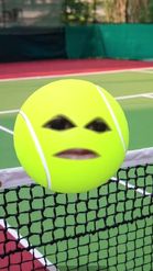 Preview for a Spotlight video that uses the Tennis Head Lens