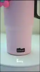 Watch as Bunny Knocks showcases her charming pink tumbler, highlighting its cute flower charm, black straw lid, and stylish branding. This detailed look reveals the product's design features, making it a perfect pick for fans of kawaii aesthetics and everyday accessories. by @bunnyknocks with original sound