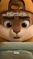 This animated short features a chipmunk character named Bolt, who proudly presents his minimalist green pouch as the ultimate 'silent luxury' accessory. A rabbit friend questions its lack of branding, but Bolt explains it's about quiet confidence and old money style. The scene takes place in a cozy treehouse setting, highlighting the theme of understated elegance. by @bunnyknocks with Original Sound by bunnyknocks