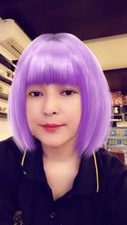 Preview for a Spotlight video that uses the Colorful Hair Lens