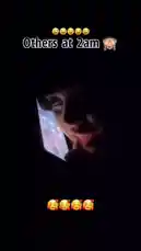 This split-screen video humorously contrasts 'Others at 2am' with 'Me at 2am'. While others are shown preparing a complex meal, the creator is simply lying in bed, looking tired and unimpressed. It's a relatable take on late-night cravings and the gap between intention and reality. by @levis_ian with Original Sound by levis_ian