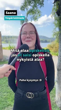 Mitä alaa sä haluaisit opiskella? 😊 Uudet UEF-lähettiläät ovat apunasi! 🫡 #uef #ueflähettiläs by @uniuef with Original Sound by Snapchatter