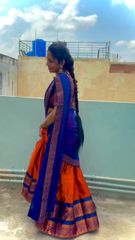 APNEPATIKIIZZATLUTUNGI's Viral Pink Saree Moment | Dance & Style ...