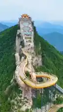 Experience the ultimate thrill as we explore some of the most daring and breathtaking attractions built into the mountains of China. From the iconic golden spiral slide clinging to a sheer cliffside to the heart-pounding blue roller coaster defying gravity, this video captures the engineering marvel and pure excitement of these extreme rides. Get ready for a dizzying journey through glass-bottomed walkways and high-speed descents. by @maddi_op with maddi_op by Original Sound