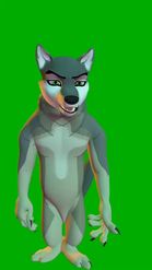 Preview for a Spotlight video that uses the Wolf full body 3d Lens