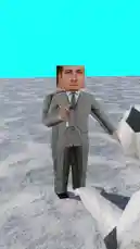 A man sprays bear spray at a charging polar bear. Instead of deterring it, the spray causes the bear to cry frozen tears, which instantly build a solid ice wall. In a surreal twist, the bear then uses this ice wall to open a local skating rink, charging admission and renting skates. by @uni404src with Original Sound by uni404src
