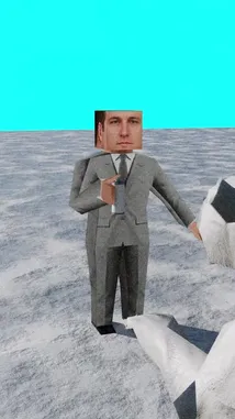 A man sprays bear spray at a charging polar bear. Instead of deterring it, the spray causes the bear to cry frozen tears, which instantly build a solid ice wall. In a surreal twist, the bear then uses this ice wall to open a local skating rink, charging admission and renting skates. by @uni404src with Original Sound by uni404src