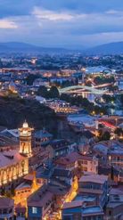 Preview for a Spotlight video that uses the Tbilisi At Night Lens