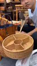 This video offers an intimate look into the world of traditional weaving, showcasing the meticulous process of creating beautiful handcrafted items. We see artisans skillfully transforming natural materials like bamboo and rattan into functional and decorative pieces such as baskets, trays, and bags. The scenes capture the entire journey, from preparing the raw fibers to the final assembly, highlighting the dedication and artistry involved in these crafts. by @maddi_op with maddi_op by Original Sound