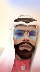 Preview for a Spotlight video that uses the Sheikh look Lens