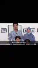 This introductory video features a family from ITH School, including a father, mother, son, and daughter. They stand together in what appears to be a school office or classroom, speaking directly to the camera. The setting includes framed pictures on the wall behind them, suggesting a formal yet welcoming environment. This video serves as an introduction to the people behind ITH School. by @ithschool with Original Sound by ithschool