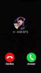 Preview for a Spotlight video that uses the BTS Kim Video Call Lens