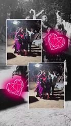 Preview for a Spotlight video that uses the Neon Heart Frame Lens