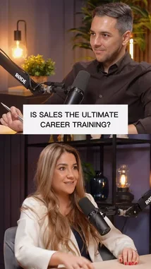 In this insightful clip from 'Code Behind Success,' a female sales professional passionately argues why everyone should start their career in sales. She shares her personal experience driving across Europe with maps, emphasizing how sales builds essential skills like resilience, negotiation, and the ability to talk to strangers. Her key message? Sales provides the tough skin and real-world experience needed for any career path. by @codebehindsucce with Original Sound by codebehindsucce