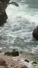 This dynamic scene captures the raw power of the ocean as massive waves relentlessly crash against a rugged, moss-covered rocky coastline. The turbulent water churns into white foam, creating a mesmerizing display of nature's force and beauty. by @nowaira-11 with 🌷🌷🌷❣️. by ASM