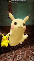 Preview for a Spotlight video that uses the Pikachu Dance Lens