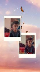 Preview for a Spotlight video that uses the Butterflies Collage Lens