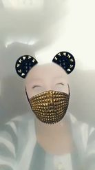 Preview for a Spotlight video that uses the Studded Mask Lens