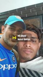 Preview for a Spotlight video that uses the Selfie with Dhoni Lens