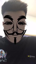 Preview for a Spotlight video that uses the noface anonymous Lens