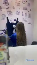 A Launderra employee demonstrates their professional garment steaming service, showing how they handle clothes with care. The video highlights their 'Pick Up, Clean & Deliver' promise, making laundry effortless for customers. by @launderra with Original Sound by launderra