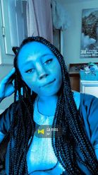 Preview for a Spotlight video that uses the Avatar Makeup Lens