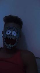 Preview for a Spotlight video that uses the rick and morty Lens