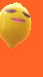 Preview for a Spotlight video that uses the Funny Lemon Lens