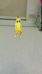 Preview for a Spotlight video that uses the Banana Dance Lens