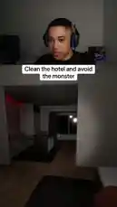 Clean the hotel and avoid the monster by @jayify5 with Original Sound by jayify5