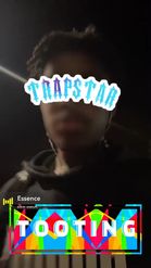 Preview for a Spotlight video that uses the trapstar mask Lens