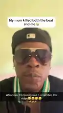 In this viral moment, Ameerah shares a humorous yet dramatic story about her mom 'killing' both the beat and her, all while showcasing her unique style with a black cap, gold chain, and green-trimmed jacket. The comedic tension peaks when her mom, wearing a purple headwrap, confronts her, leading to a hilarious exchange about money and church donations. by @itz.miirah with Original Sound by itz.miirah