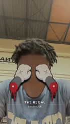 Preview for a Spotlight video that uses the no face kaws Lens
