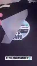 Watch this quick tutorial to see how to transfer a custom 'Man With A Van' graphic onto a t-shirt using heat transfer vinyl. Perfect for DIY apparel projects. by @pack.d with Original Sound by pack.d