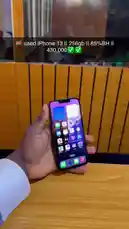 A close-up showcase of a hand holding a green iPhone 13 Pro Max. The phone is rotated to display its front screen with app icons and then turned to reveal its sleek back design, including the triple-camera system and Apple logo. by @frekasglobal with Hang Wit a Bad Bitch by Sexyy Red