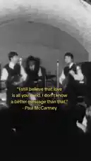 A powerful black-and-white montage showcasing The Beatles' enduring influence through their own words. Featuring live performance footage and candid moments, the video compiles profound quotes from Paul McCartney, Ringo Starr, George Harrison, and John Lennon about love, unity, and their timeless impact on music and culture. by @thebeatles with Long, Long, Long (2018 Mix) by The Beatles