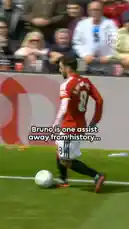 In a tense Premier League clash, Bruno Fernandes is denied a historic assist as the opposing goalkeeper makes a crucial save. The video captures the intense moment from multiple angles, highlighting the skill and drama of top-tier football. by @premierleague with Original Sound by premierleague