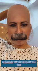 Preview for a Spotlight video that uses the Bald with Moustaches Lens