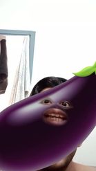 Preview for a Spotlight video that uses the egg plant Lens