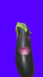 Preview for a Spotlight video that uses the Eggplant Head Lens