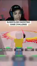 Watch streamer Jayify take on a high-stakes 'Blindfolded Shooting Game Challenge' in a Roblox battle royale. With his eyes covered, he relies on sound and instinct to survive against other players in a fiery arena. Will his reflexes be enough to win? by @jayify5 with Original Sound by jayify5