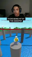 Watch Jayify react in real-time as he plays a tense online game where you must avoid being hit by a sweeping red bar. With a countdown timer ticking down, the challenge intensifies as players jump between pillars over water. Will Jayify survive the final seconds? A thrilling mix of skill, timing, and reaction speed. by @jayify5 with Original Sound by jayify5