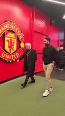 Experience the exclusive behind-the-scenes tour of Manchester United's state-of-the-art locker room. A VIP guest, accompanied by club staff and legends, walks through the iconic space filled with memorabilia and team spirit. by @manutd with Original Sound by manutd