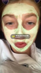 Preview for a Spotlight video that uses the Face Mask Lens