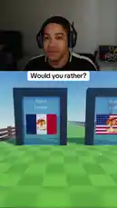 Join Jayify as he plays a 'Would You Rather' game in Roblox, choosing between 'Nuke France' and 'Nuke USA'. Watch his hilarious reactions as the game unfolds with dramatic explosions and quirky scenarios! by @jayify5 with Original Sound by jayify5