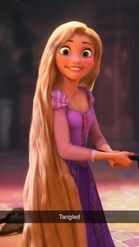 Preview for a Spotlight video that uses the Rapunzel Tangled Lens