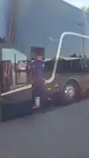 A behind-the-scenes look at Manchester United players interacting with their passionate fans before a match. The footage captures the team walking out of their bus, signing autographs, and showing appreciation for the supporters' unwavering loyalty. by @manutd with Original Sound by manutd