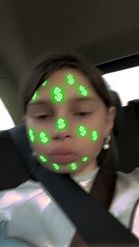 Preview for a Spotlight video that uses the Dollars Stickers Lens