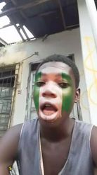 Preview for a Spotlight video that uses the Nigeria face CAN Lens